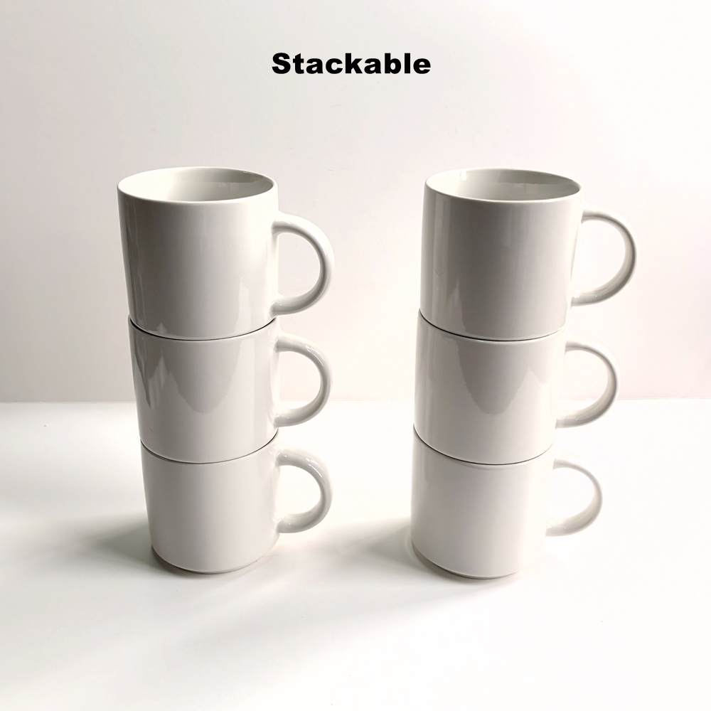리드스타 6개입 스태커블 순백색 세라믹 커피/차 음료컵 - Sublimation Mug White 리뷰 및 가격