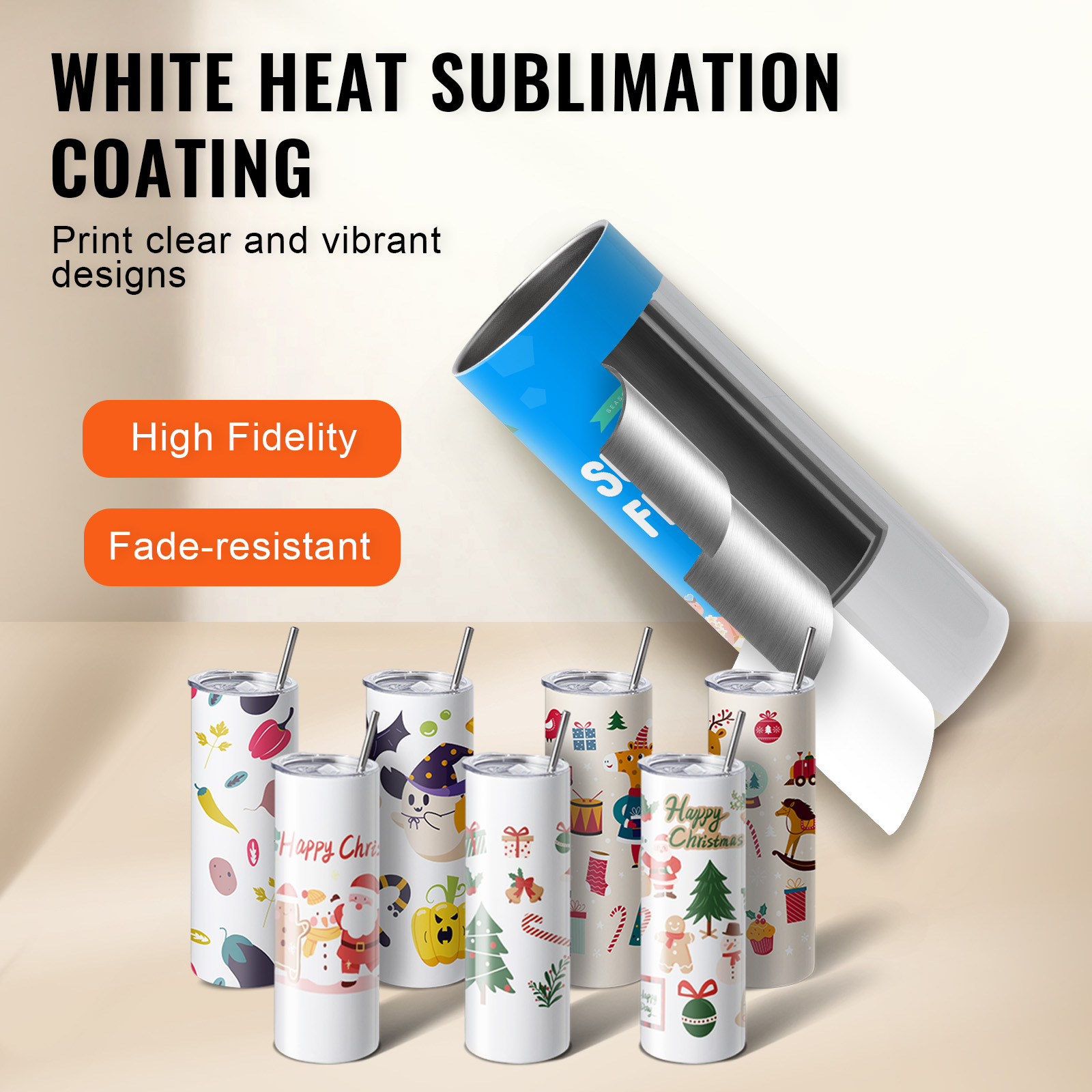 SucceBuy 8/12/14/16/24/50PC 스트 - Sublimation Mug White 리뷰 및 가격