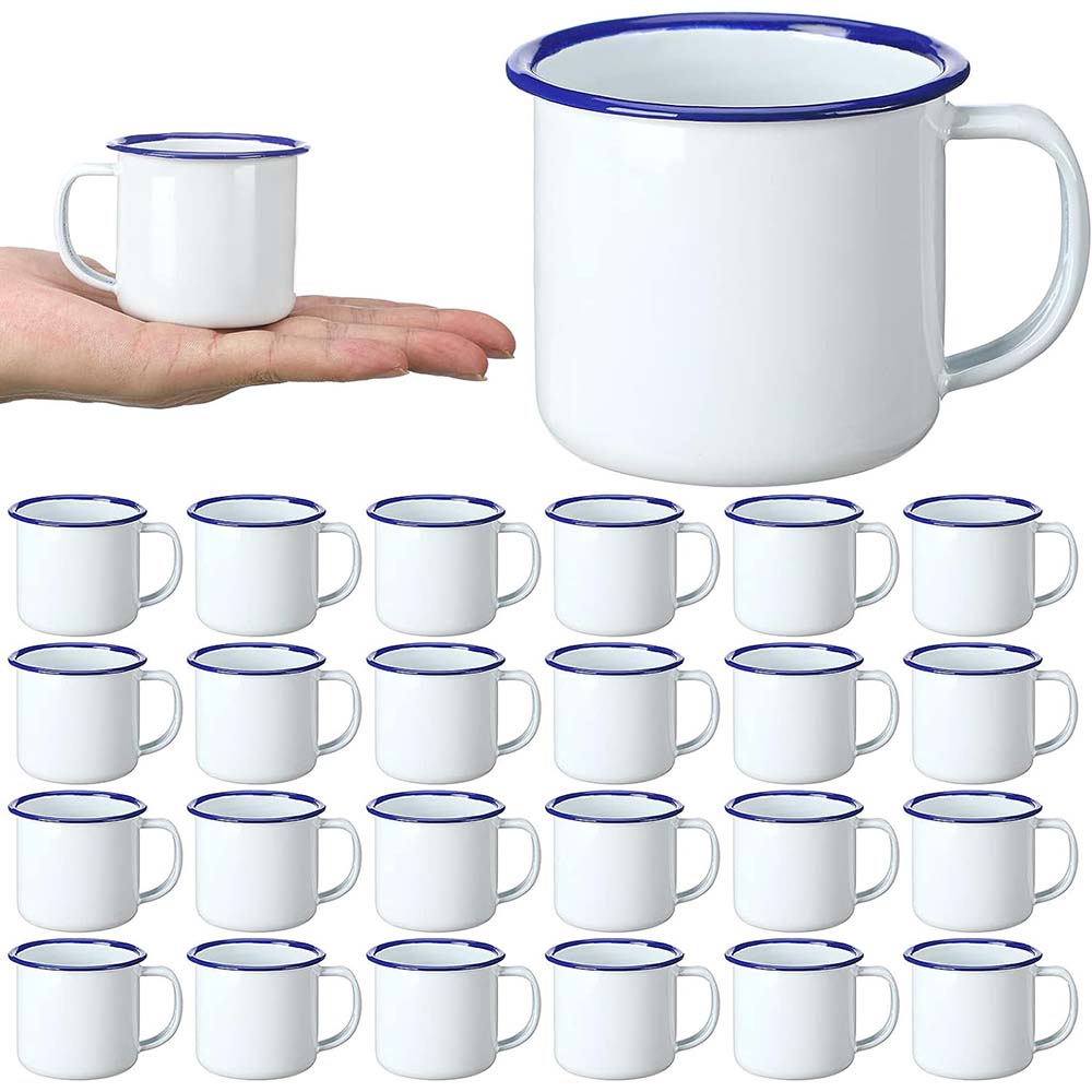 미니 에나멜 캠핑 커피 머그잔 4Oz 금속 작은 클래식 - Sublimation Mug White 리뷰 및 가격